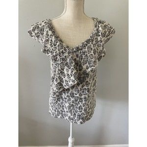 Anthropologie Dolan Left Coast‎ Off Shoulder Top Short Sleeve Size Medium USA